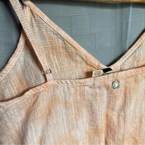 Roxy Womens Wild Ties Dress midi medium - Apricot - great for graduation‎ - Picture 6 of 9